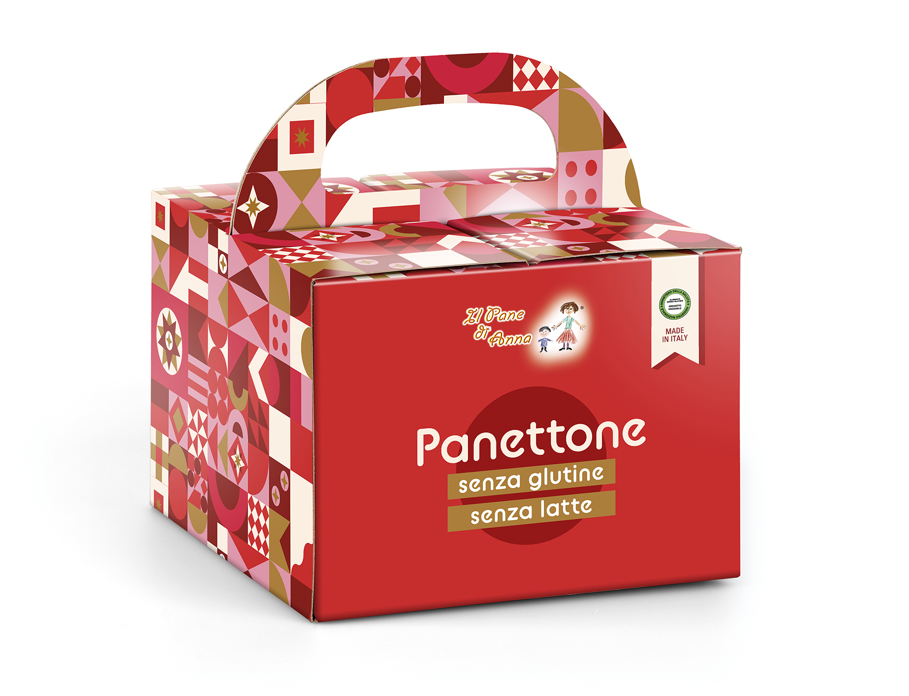 Il pane di Anna - Panettone bez lepku, mléka a kandovaného ovoce 250 g